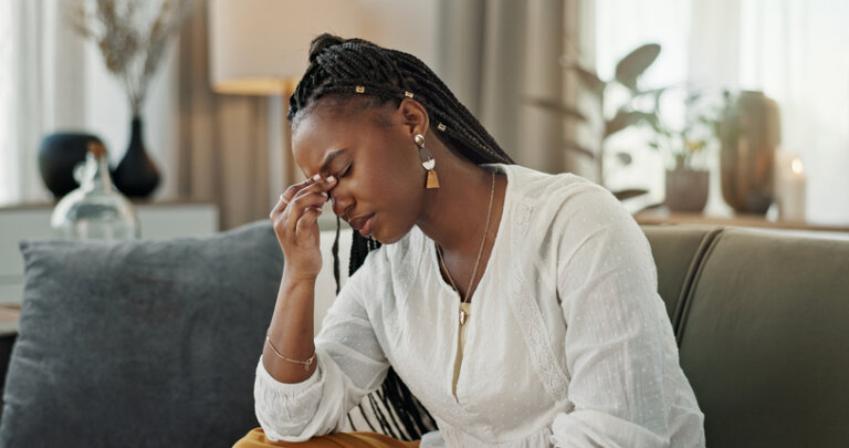 african american female sad